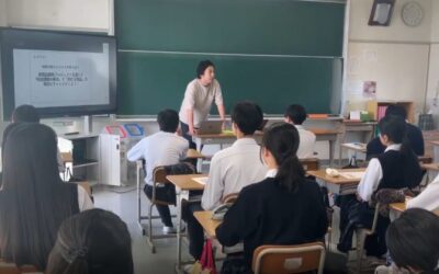 2025年度の東京立正高校様との授業プログラムがスタートしています。